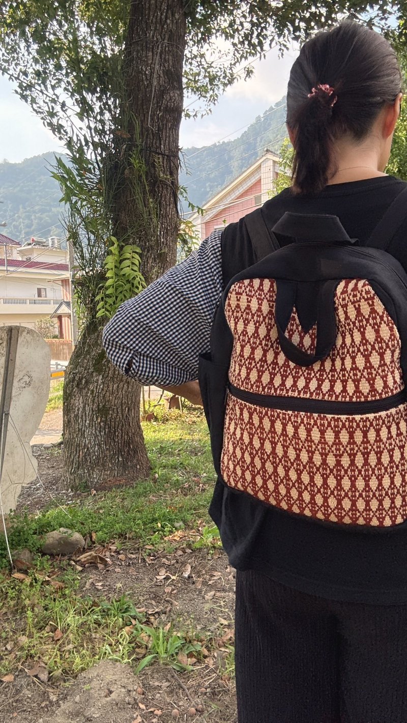 狩猎包/织布后背包/赛德克族 - 后背包/双肩包 - 棉．麻 