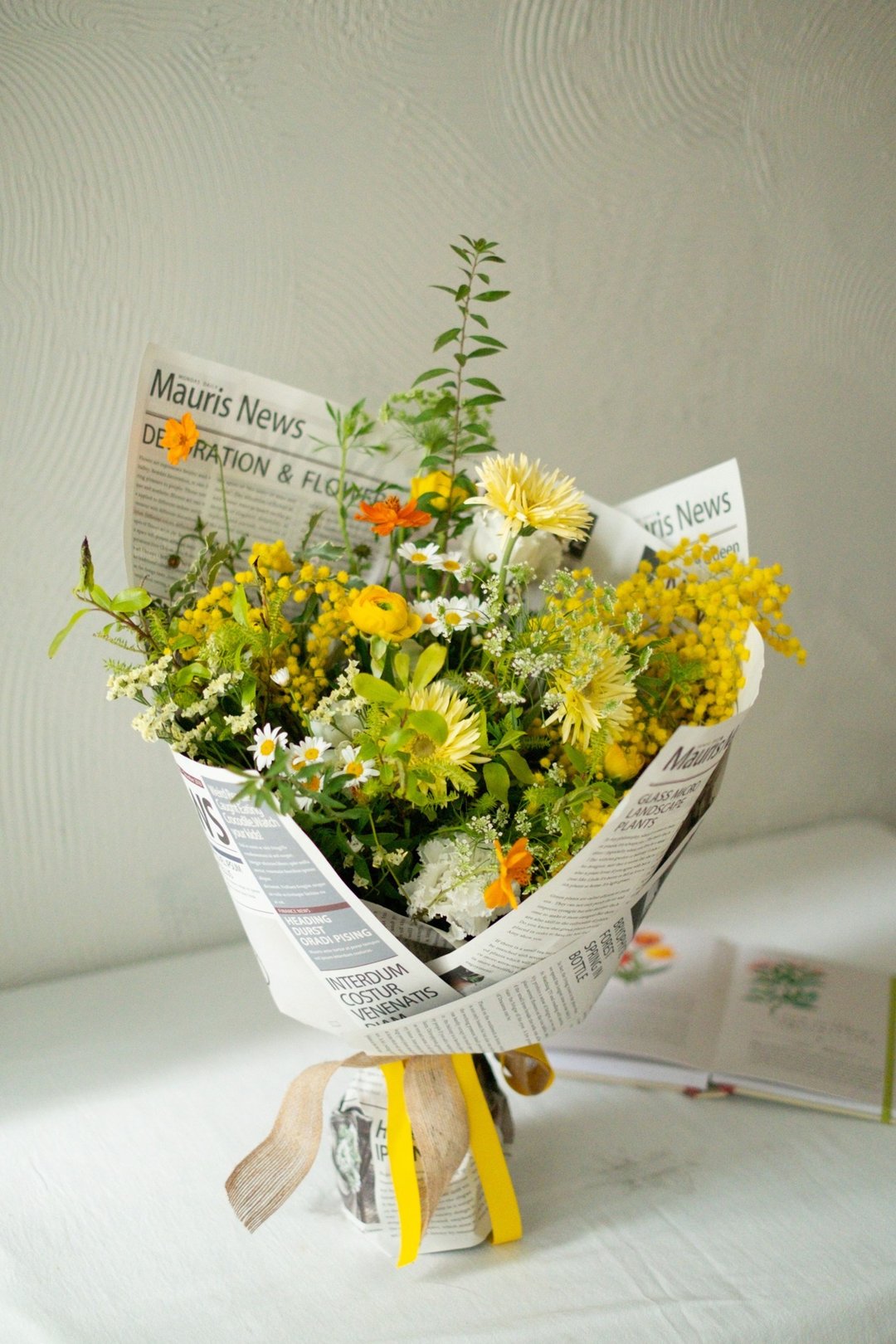 【阳光般的祝福】毕业季/鲜花束/生日花礼/祝贺花束 - 干燥花/捧花 - 植物．花 黄色