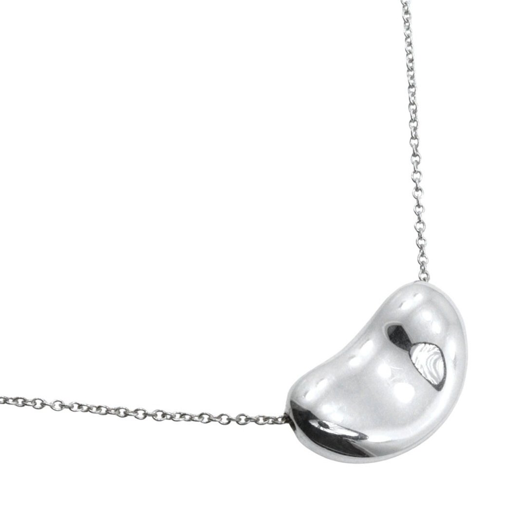 【日本直送】Tiffany & Co. 经典豆豆项链 Elsa Peretti 纯银 925 约7.9g 女仕款【二手】 - 项链 - 银 银色