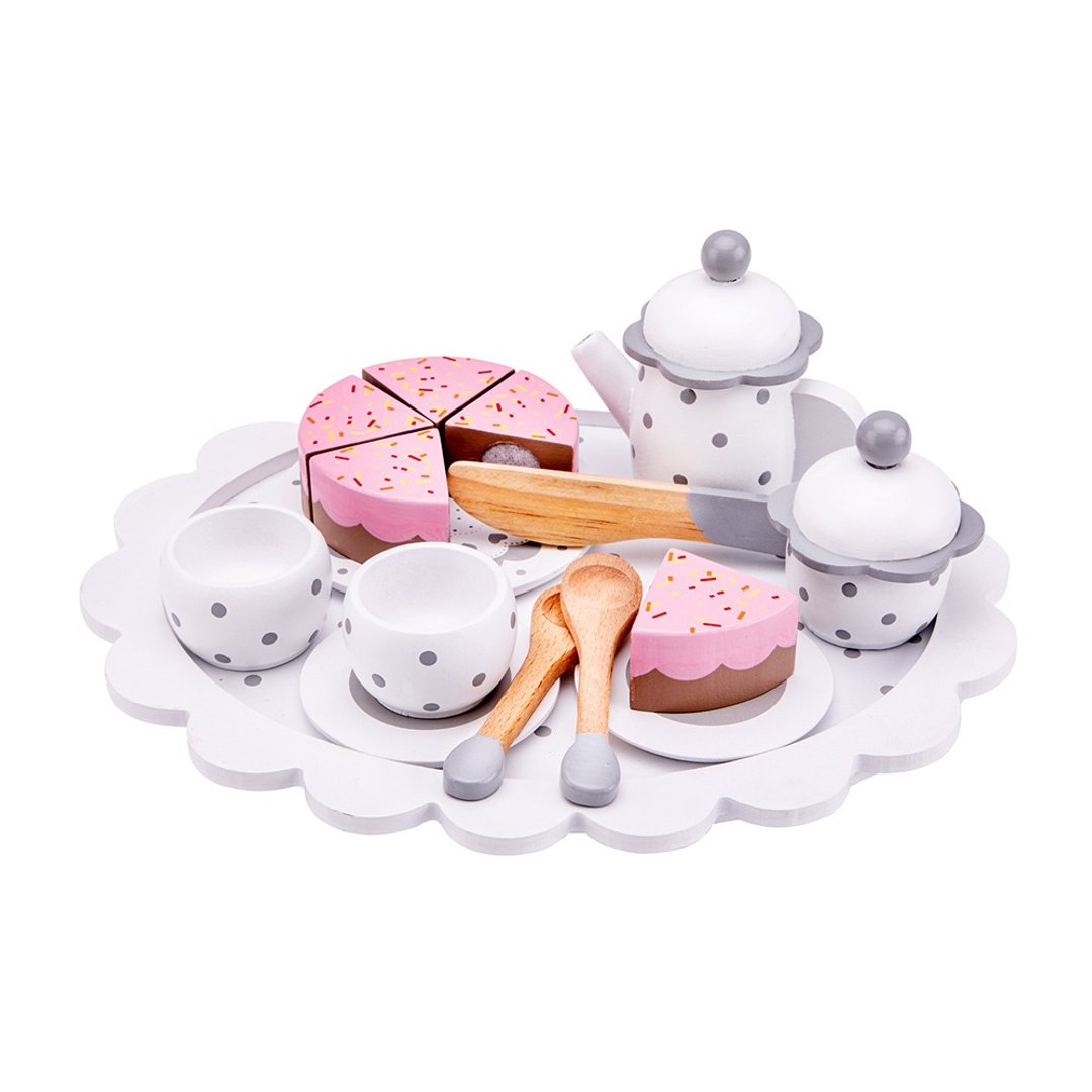 【荷兰New Classic Toys】英式午茶蛋糕组 10621 - 玩具/玩偶 - 木头 