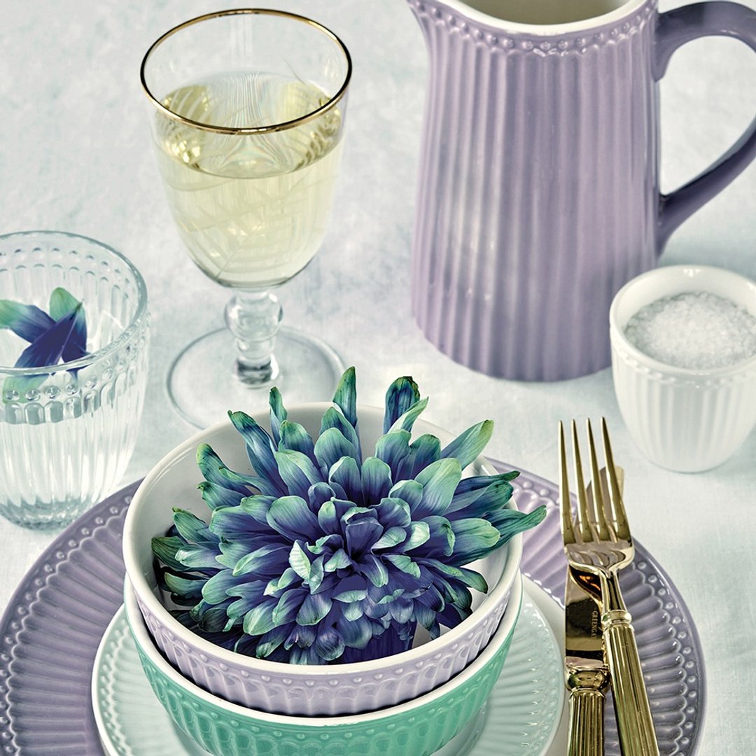 丹麦GreenGate Alice lavender 餐盘26.5cm / 麦片碗 - 盘子/餐盘/盘架 - 瓷 紫色