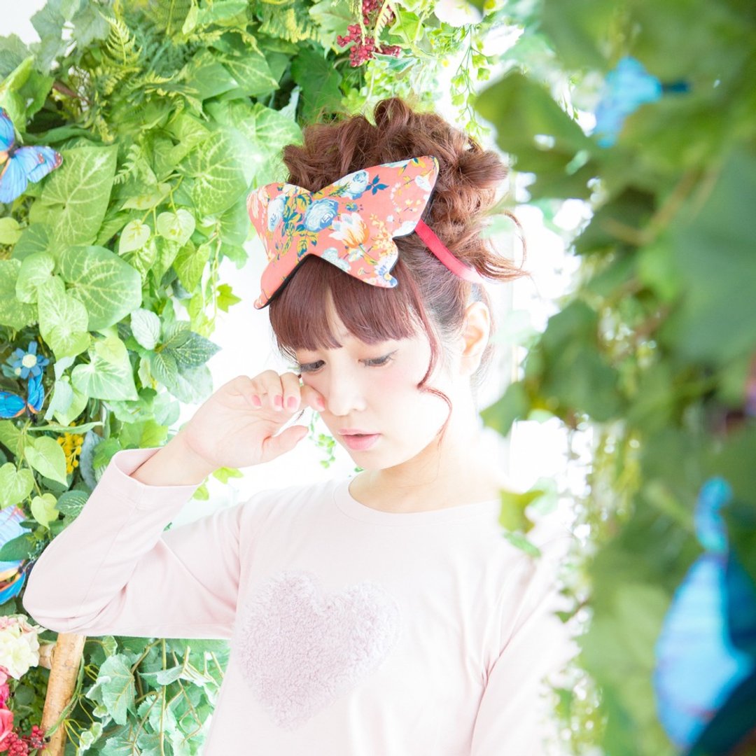 日本眼罩 | Spring Butterfly | Orange - 眼罩 - 棉 橘色