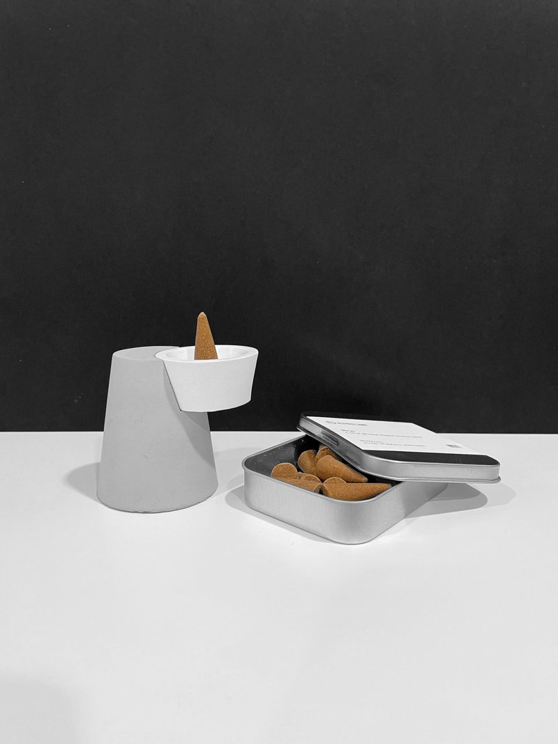 【水泥材质】薰香座 - 半蚀 - 香薰/精油/线香 - 水泥 