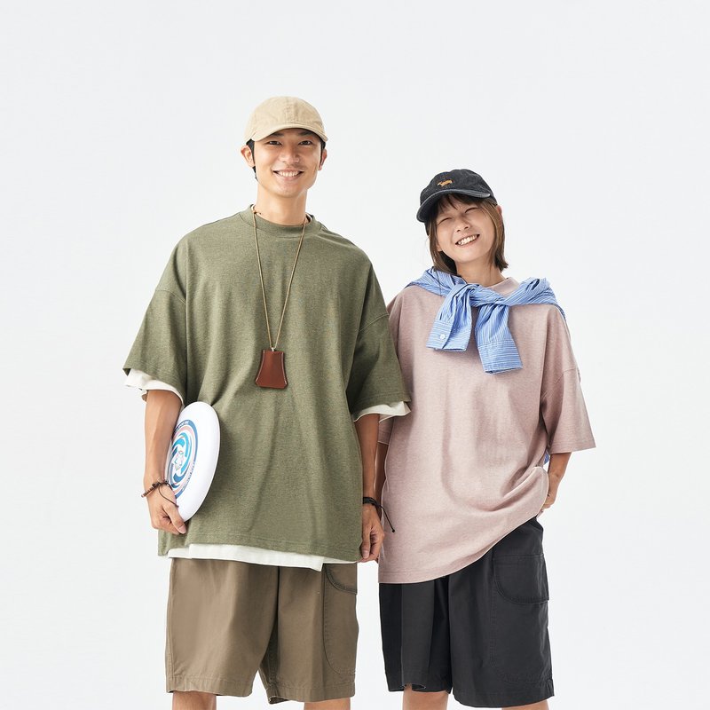 TopBasics 街头重磅短袖T恤 - 男装上衣/T 恤 - 棉．麻 绿色