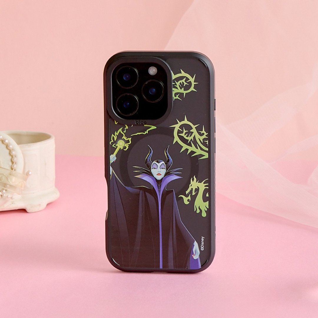 Disney公主-黑魔女款极光雾透MagSafe iPhone手机壳 - 手机壳/手机套 - 塑料 多色