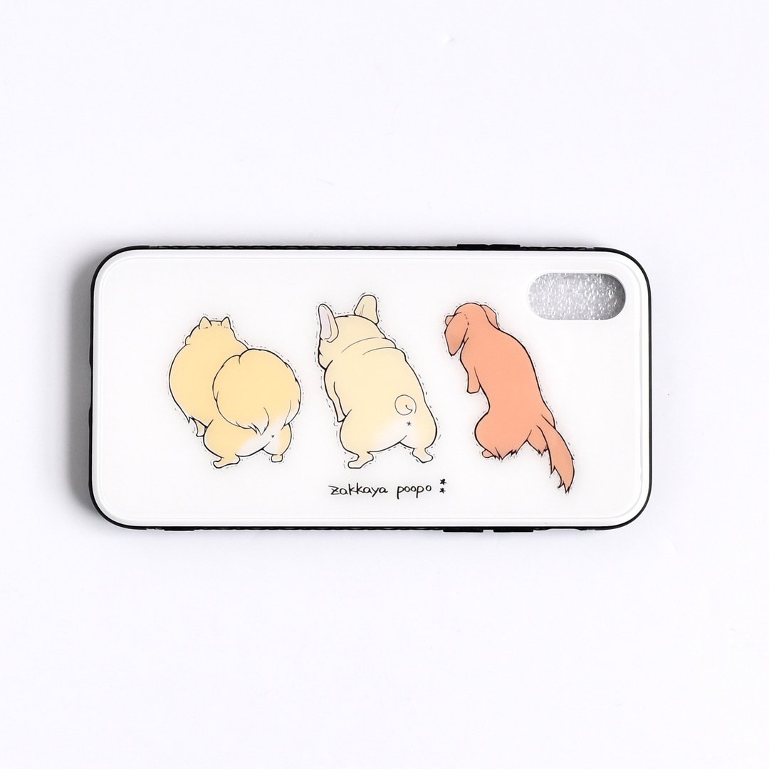 Back view of the dog 4 iPhone case - 手机壳/手机套 - 其他材质 白色