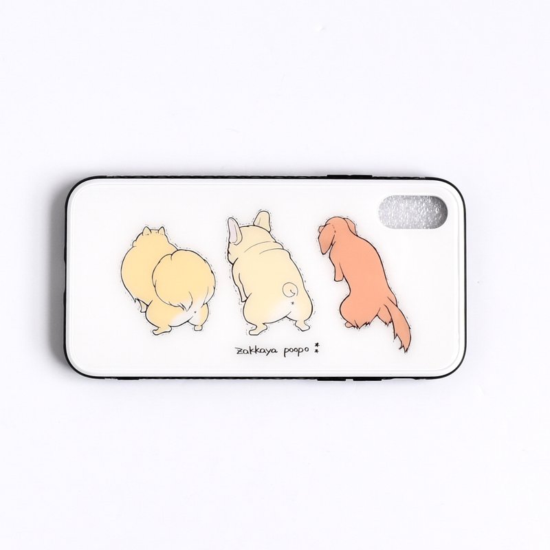Back view of the dog 4 iPhone case - 手机壳/手机套 - 其他材质 白色
