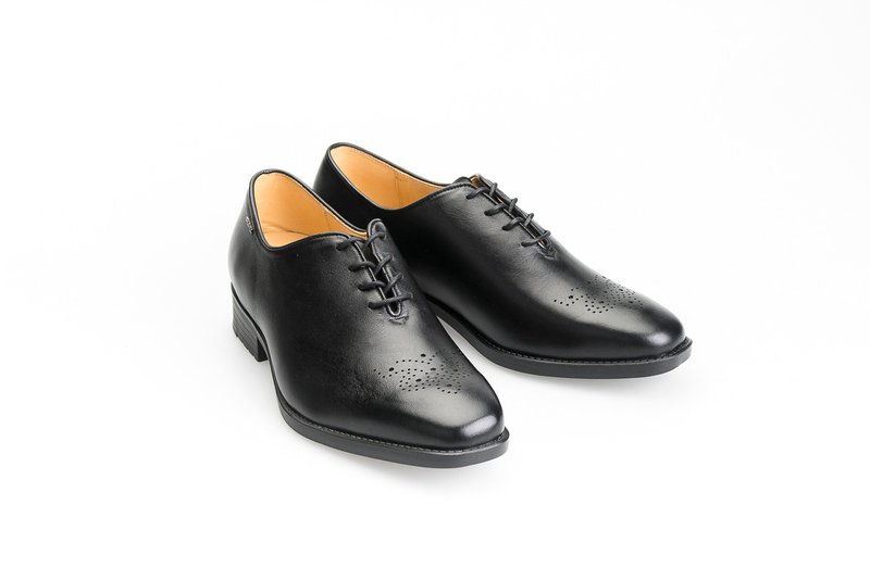 MIT 【经典牛津轻量绅仕皮鞋-黑】牛津鞋 正装皮鞋 百搭基本款 - 男款牛津鞋/乐福鞋 - 真皮 黑色