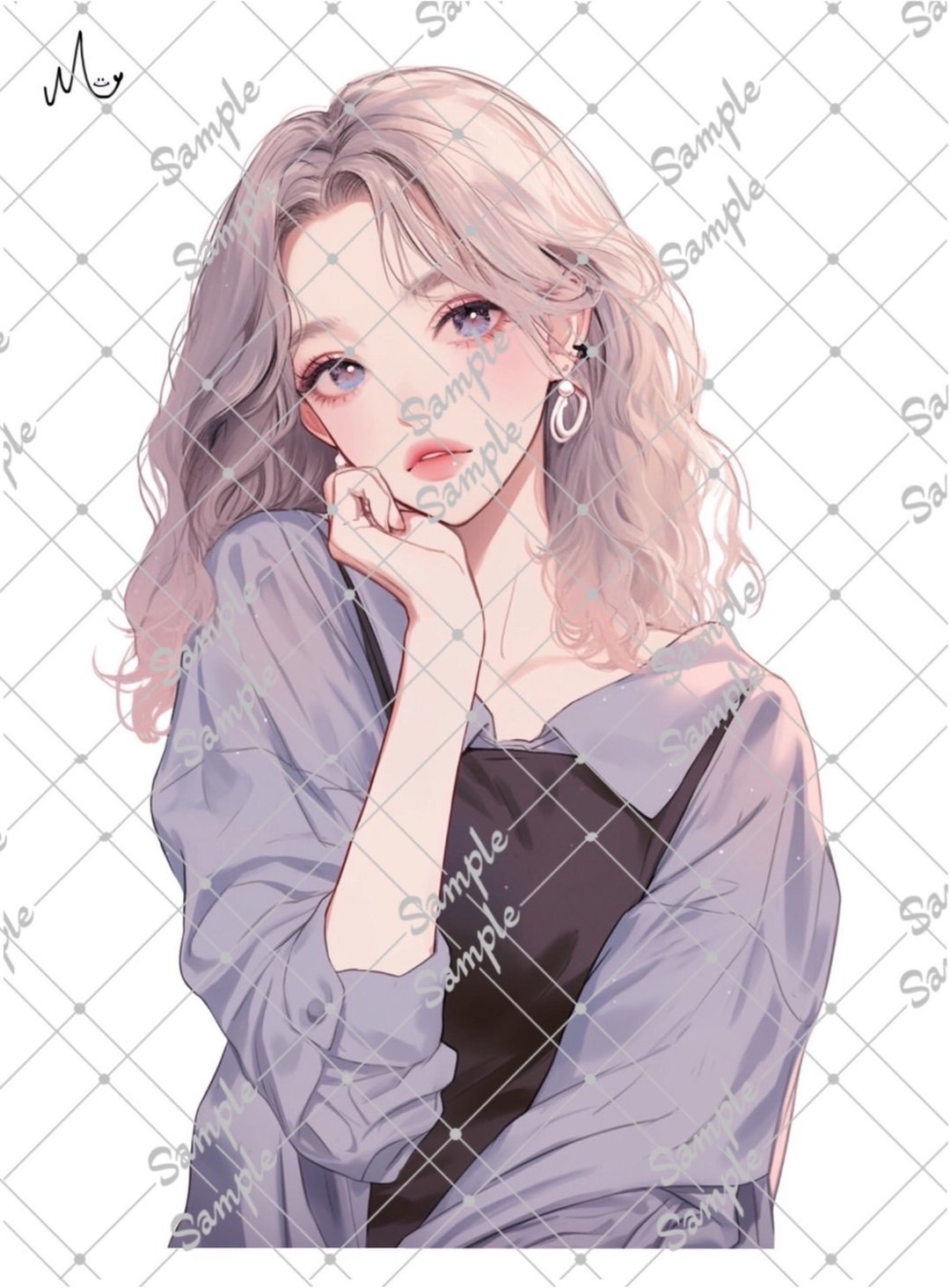 原创人物贴纸 8月新款 - 贴纸 - 纸 
