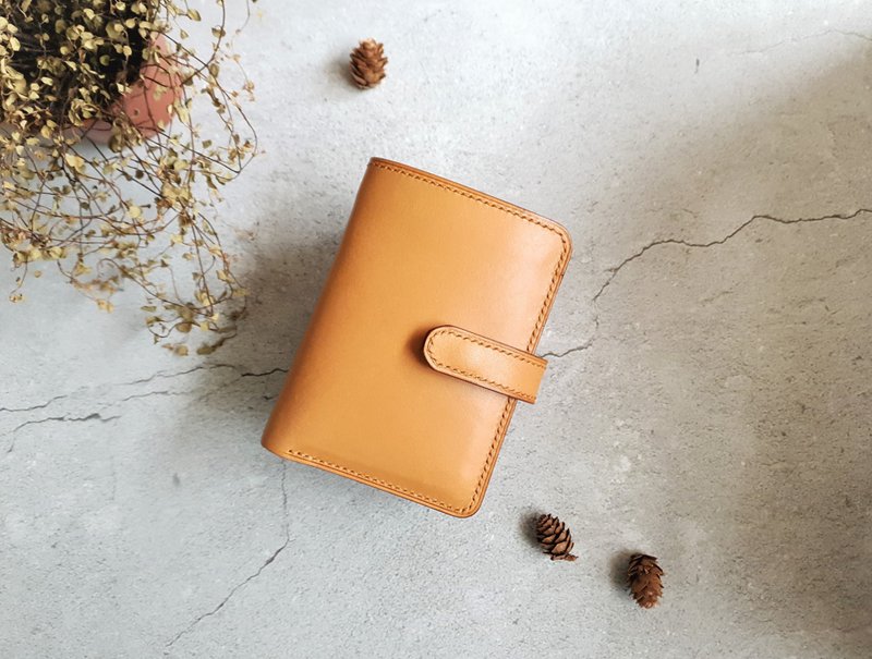 YF71_手工文创 中短夹、多卡位皮夹、中性皮夹、扣式皮夹 - 皮夹/钱包 - 真皮 多色