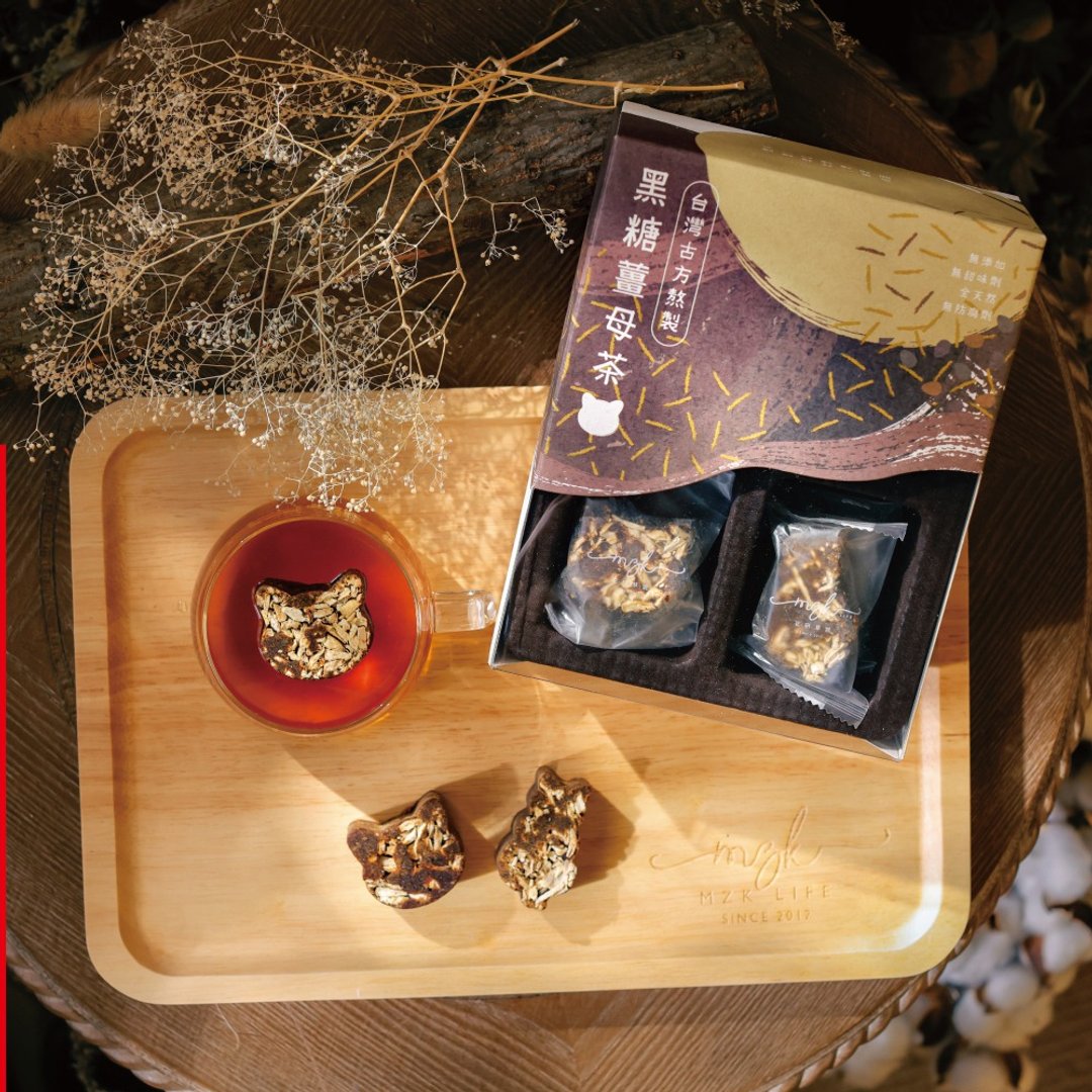 特辣·黑糖姜母茶 - 蜂蜜/黑糖 - 纸 咖啡色