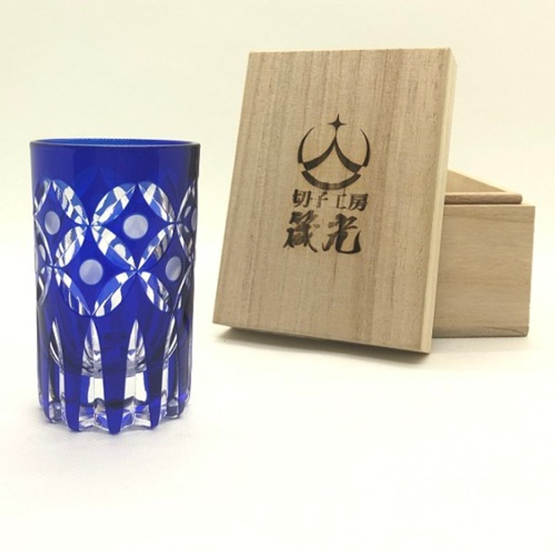 玉景泰蓝与冰山酒杯 - 茶具/茶杯 - 玻璃 