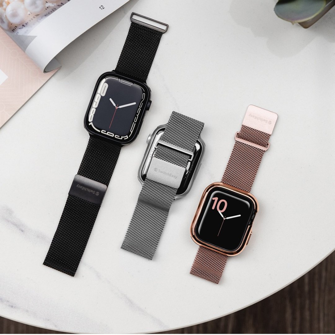 【最新Watch适配】Apple Watch Mesh米兰不锈钢磁吸表带 - 数码小物 - 不锈钢 