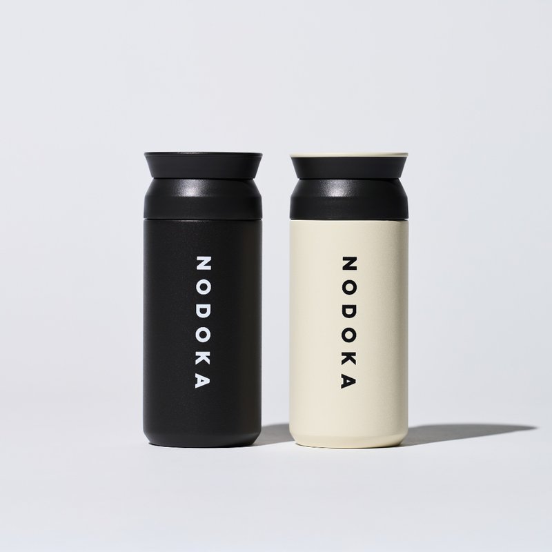THE NODOKA x KINTO Travel Tumblr - 保温瓶/保温杯 - 不锈钢 白色