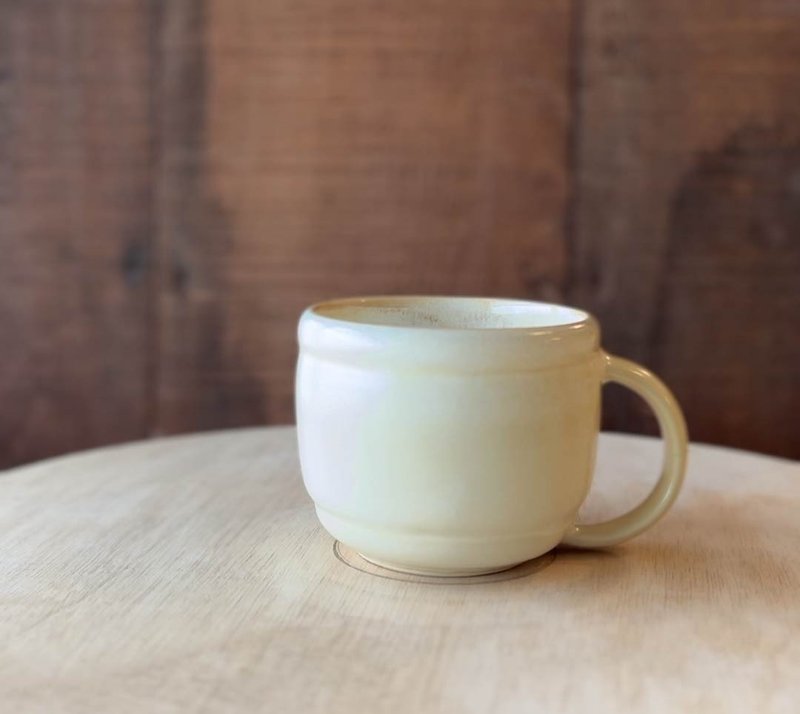 蜂蜜拿铁 茶杯 咖啡杯 - 咖啡杯/马克杯 - 陶 黄色
