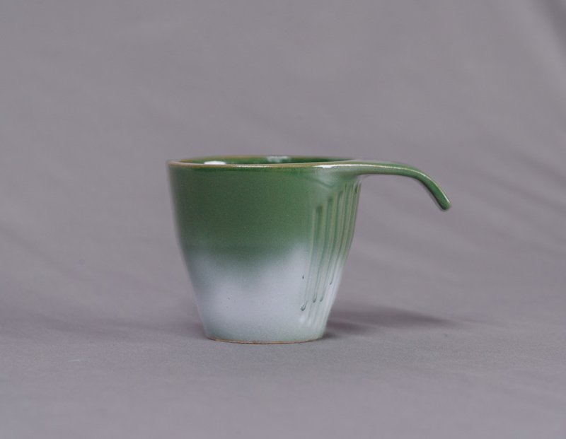 山岚叠杯-竹雾绿 - 其他杯子 - 陶 绿色