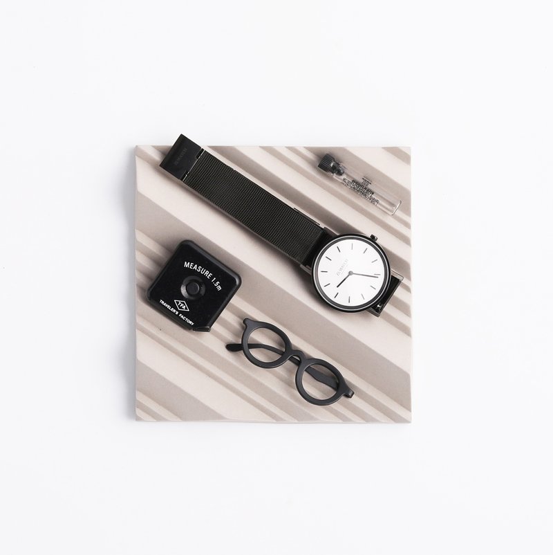 Tandscape_square｜桌景正方（文具收纳） - 笔筒/笔座 - 瓷 白色