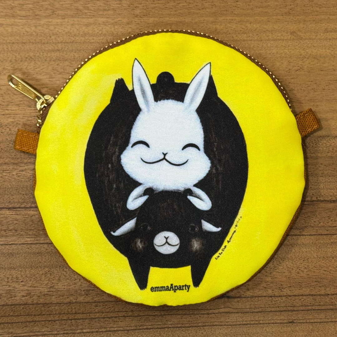 emmaAparty小圆包 我的玩具台湾黑熊 - 零钱包 - 聚酯纤维 