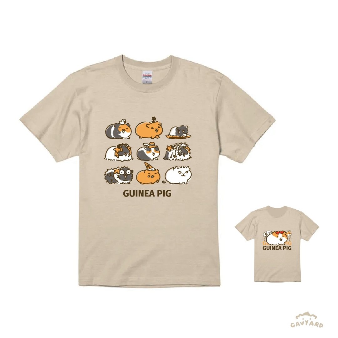 Guinea pig Summer T-shirt 天竺鼠短T - 男装上衣/T 恤 - 棉 