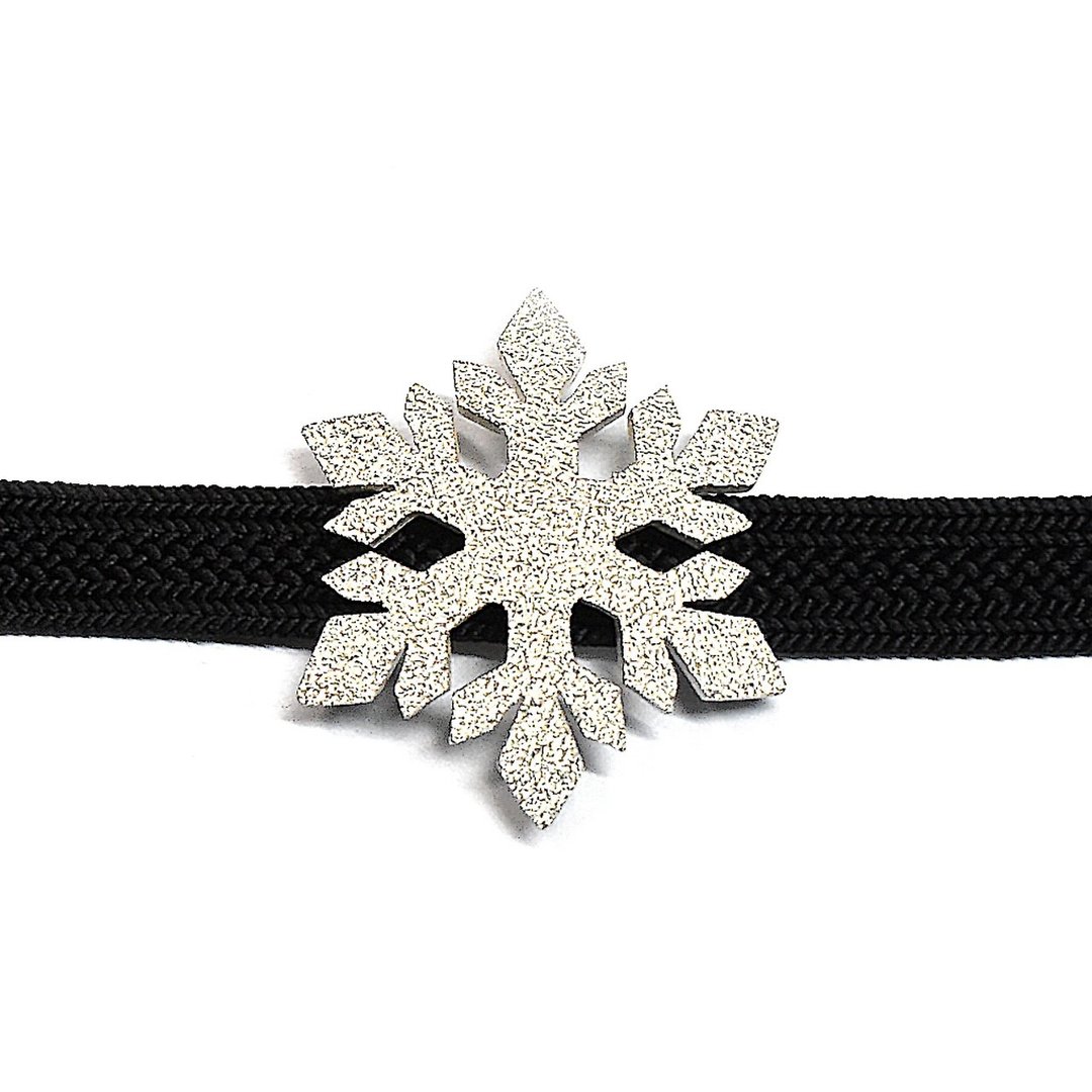 雪花银腰带扣吊吊坠上衣 - 其他 - 银 银色