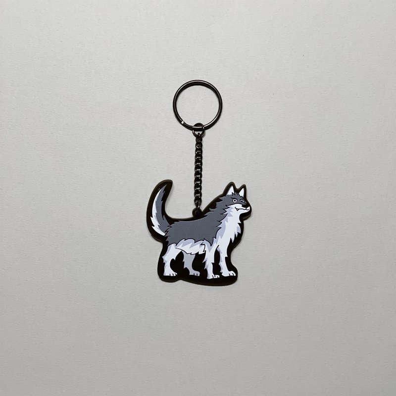 狼狼压克力钥匙圈 WOLF ACRYLIC KEYRING - 钥匙链/钥匙包 - 压克力 
