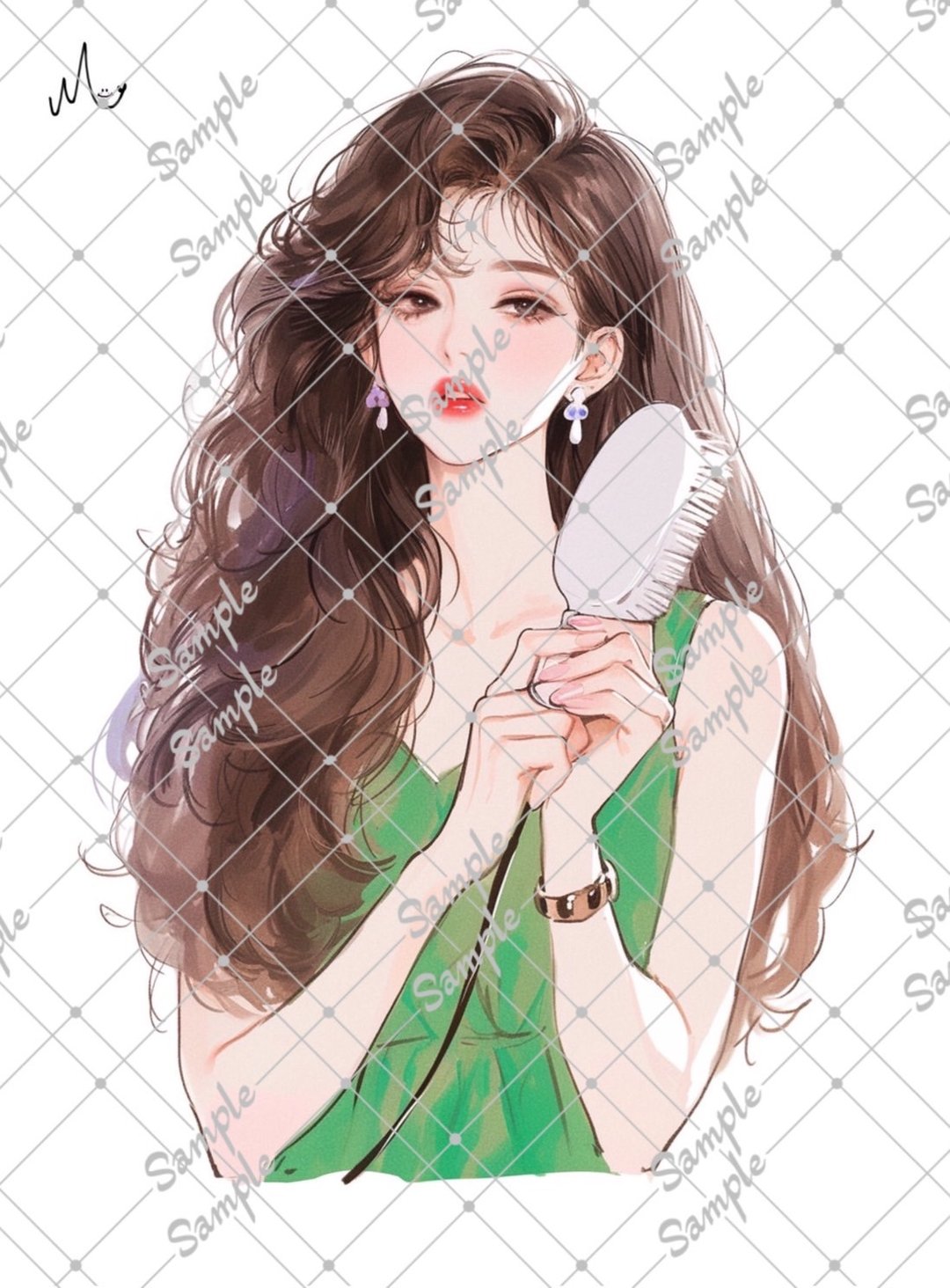 原创人物贴纸 10月新款 - 贴纸 - 纸 