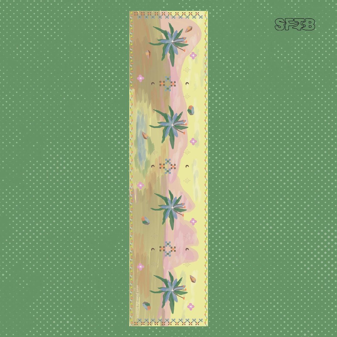 开斋节绽放披肩围巾 - 丝巾 - 聚酯纤维 多色