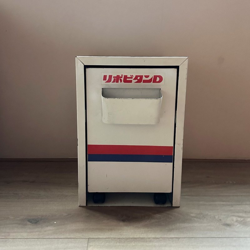 隐物 日本昭和大正制药力保美达药瓶回收箱 - 收纳用品 - 其他金属 白色