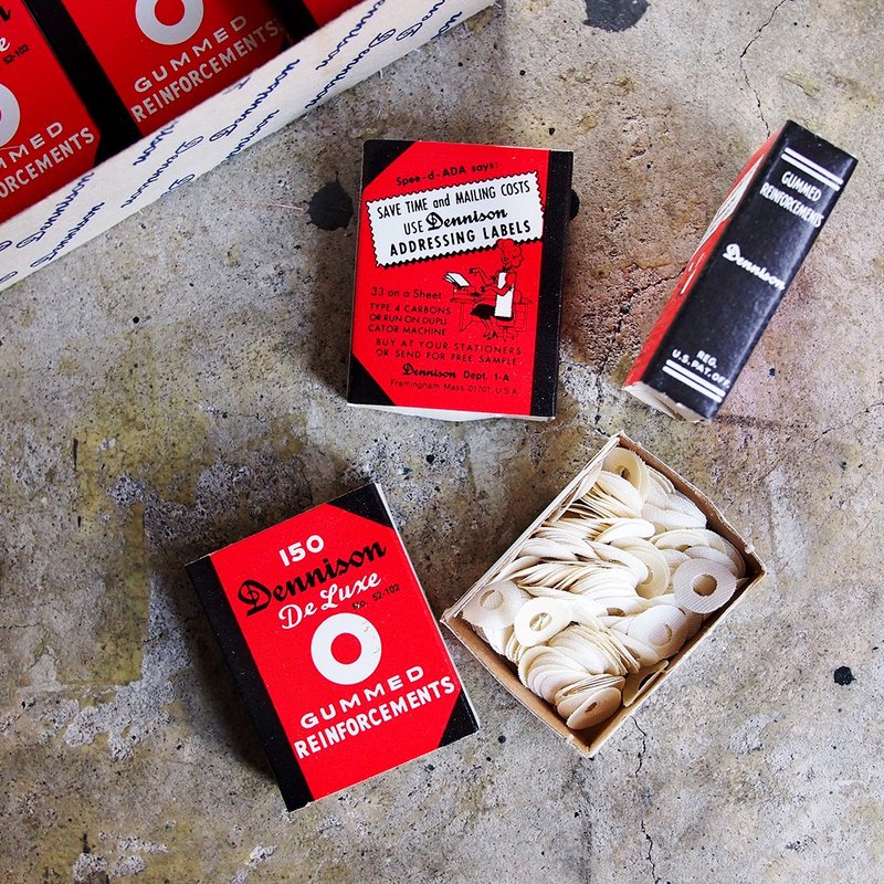 打孔加固贴纸 - 贴纸 - 纸 白色