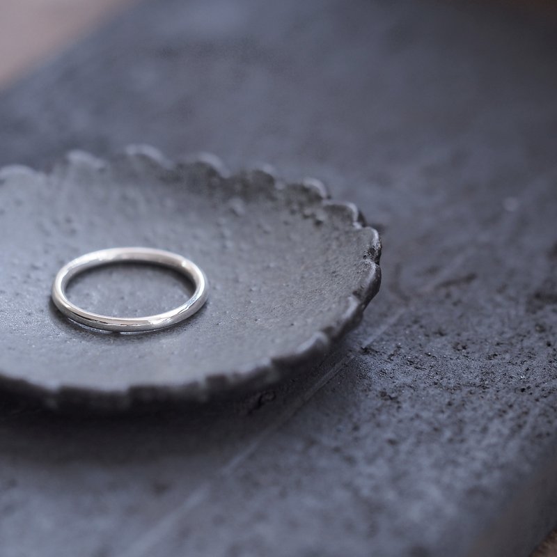 Minimal ring Silver 925 - 戒指 - 其他金属 银色