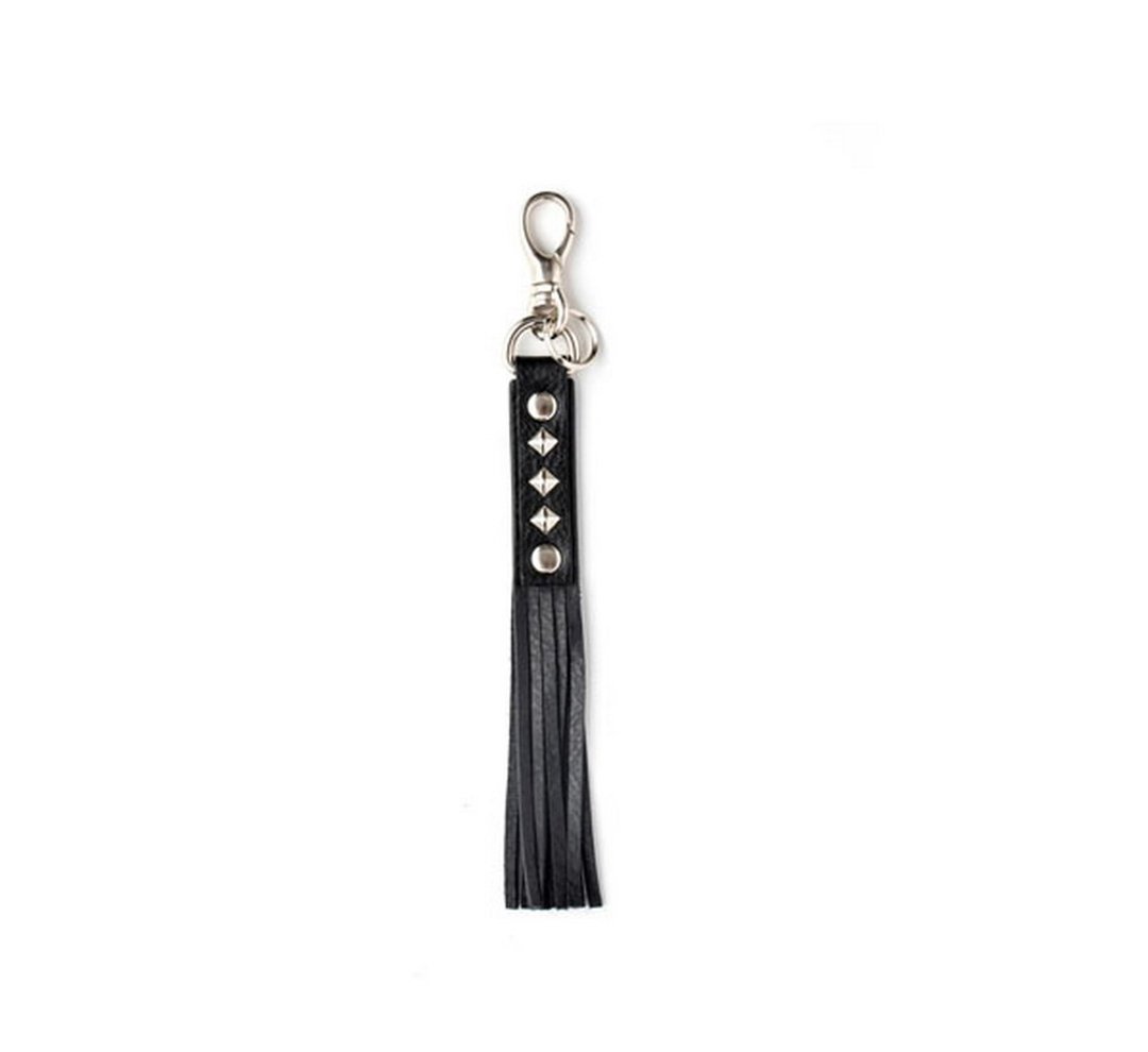 Calee Studs Leather Assort Key Ring Type I A皮革流苏钥匙圈 - 钥匙链/钥匙包 - 其他材质 黑色
