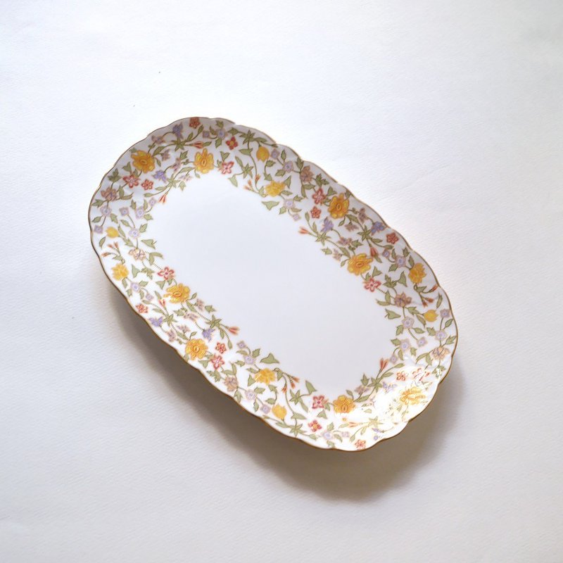 Fitria 秋甜骨瓷托盘 长盘(23cm) - 盘子/餐盘/盘架 - 瓷 橘色