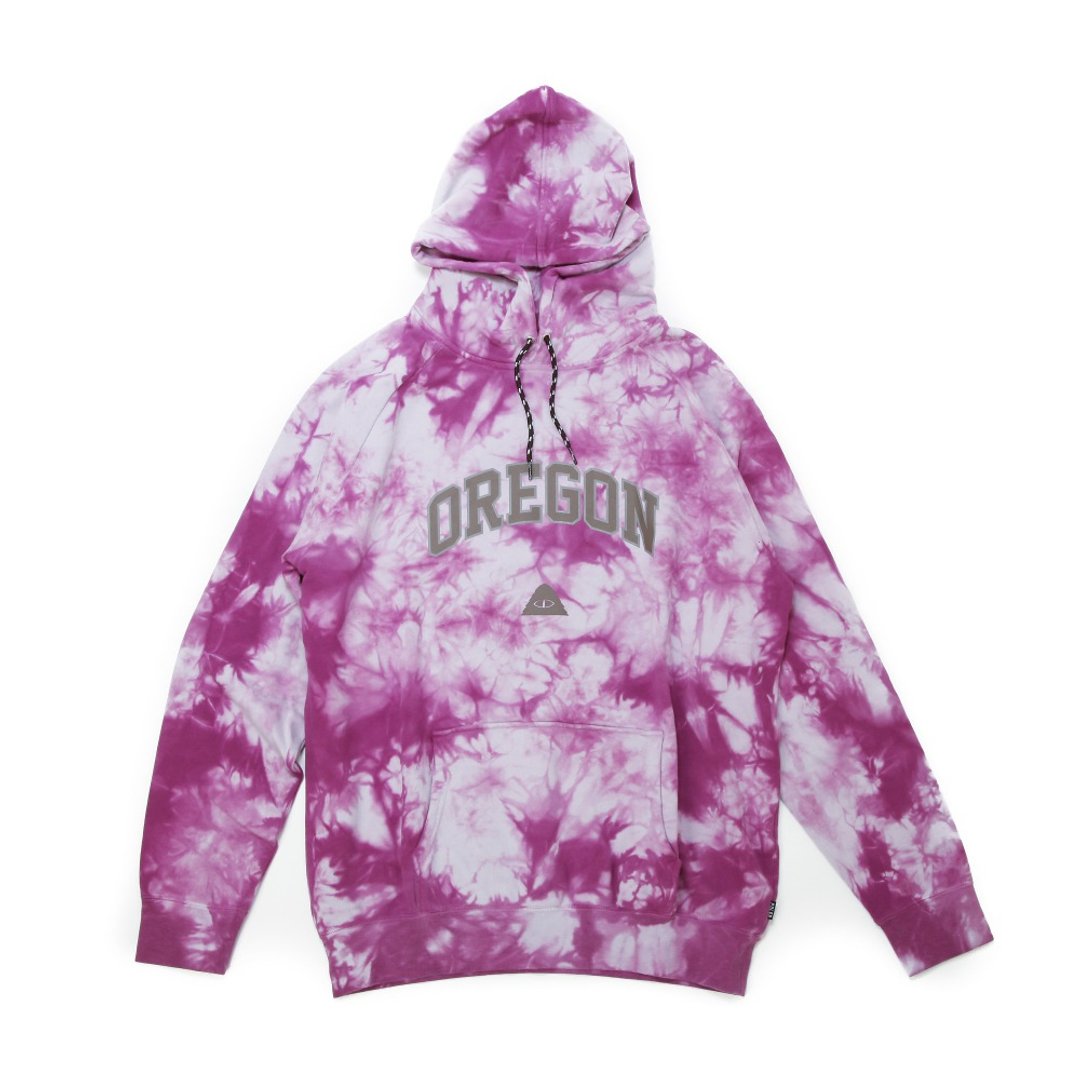 日本限定 POLER TIE DYE RAGLAN HOODIE 连帽大学TEE / 紫色 - 中性连帽卫衣/T 恤 - 其他材质 紫色
