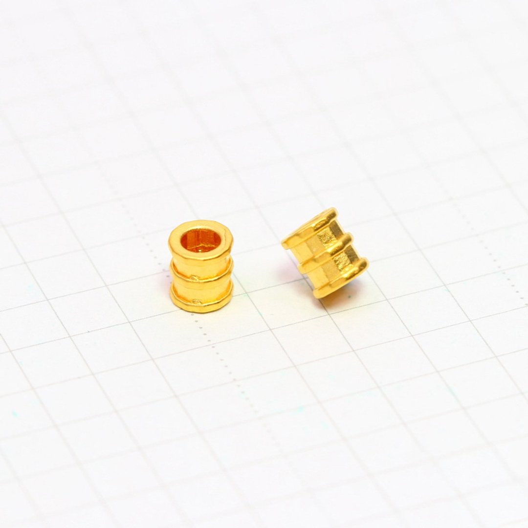 WingWay芸玥 |纯金9999一桶金 DIY串珠材料配件 附纯金保证书 - 金工/饰品 - 24k 金 金色