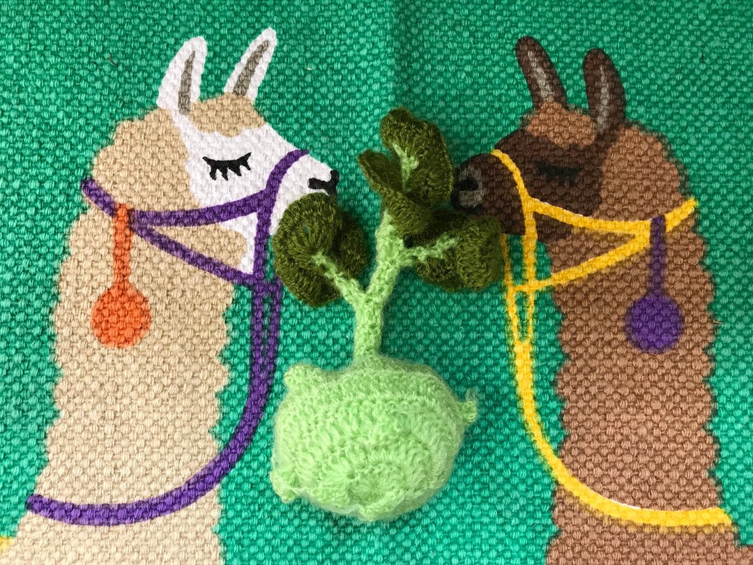 Kohlrabi cat grass 口爱大头菜造型猫草玩具 - 玩具 - 其他材质 绿色