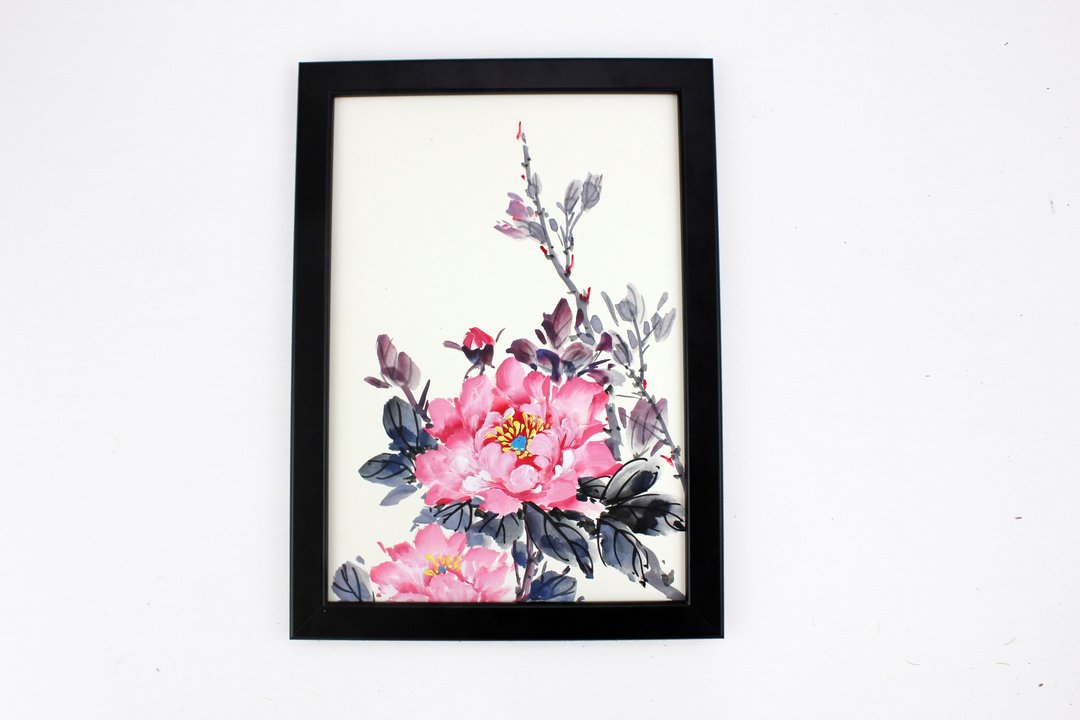 手绘挂画 桌摆家居摆饰装饰 - 海报/装饰画/版画 - 其他材质 红色