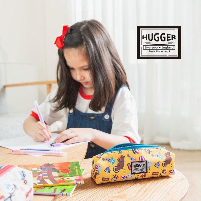HUGGER 铅笔盒 笔袋 马戏团 HUGGER背包同款 拉链文具袋 - 铅笔盒/笔袋 - 尼龙 黄色
