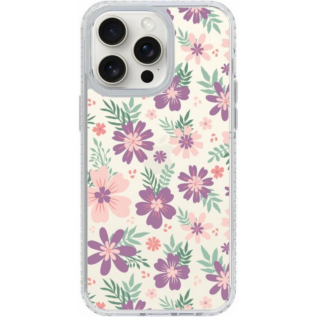 Strawberry Flower iPhone16 SamsungS25 气垫防摔标准防摔手机壳 - 手机壳/手机套 - 塑料 多色