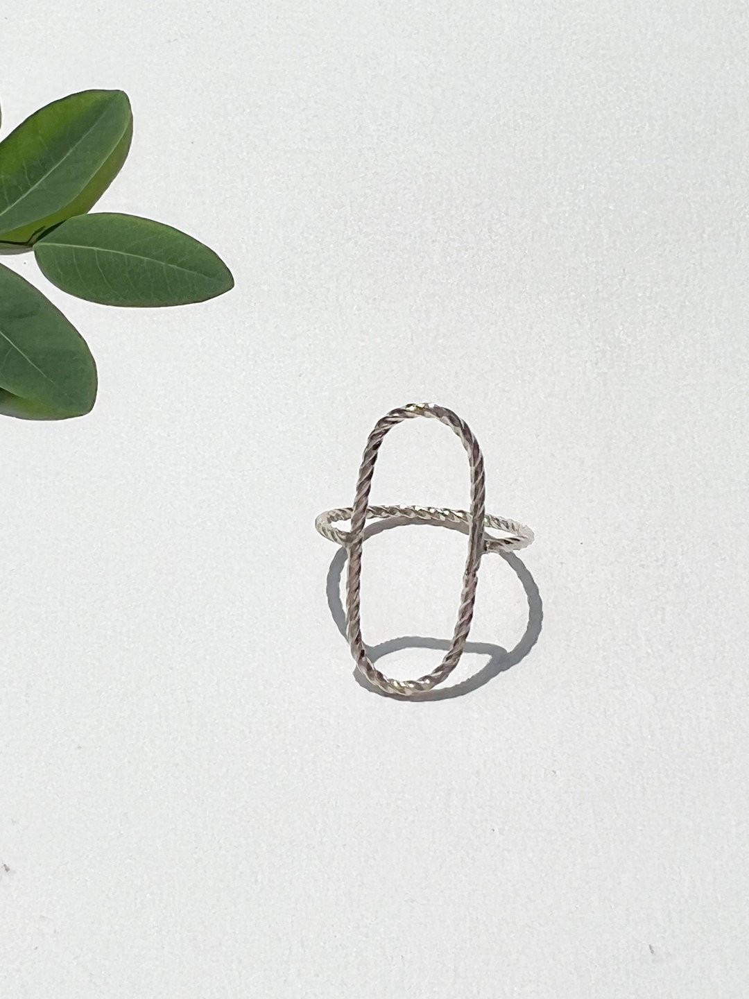Oval wire Ring /Silver925 - 戒指 - 纯银 