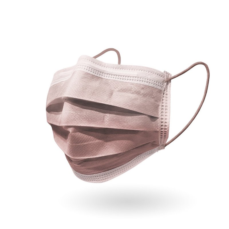 经典大地系医用口罩-烟熏粉(10片) - 口罩 - 其他人造纤维 粉红色