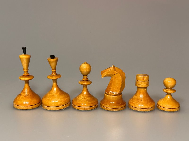 瓦尔代象棋 1962 - 桌游/玩具 - 木头 