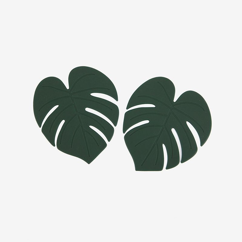 Dailylike 森林硅胶杯垫(两入)-01蓬莱蕉,E2D05446 - 杯垫 - 硅胶 