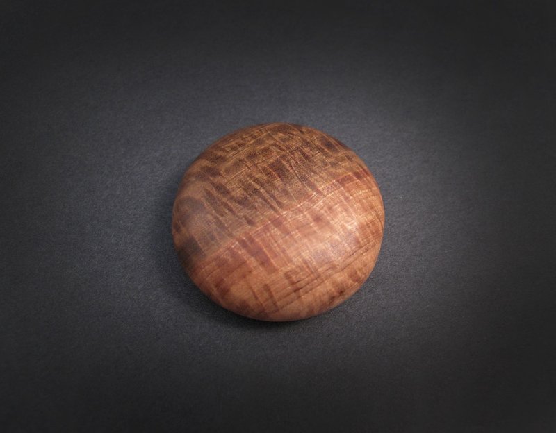 疗愈小物-小宇宙星球系列/原木疗愈石/纸镇/巴拉圭紫檀 - 摆饰 - 木头 咖啡色