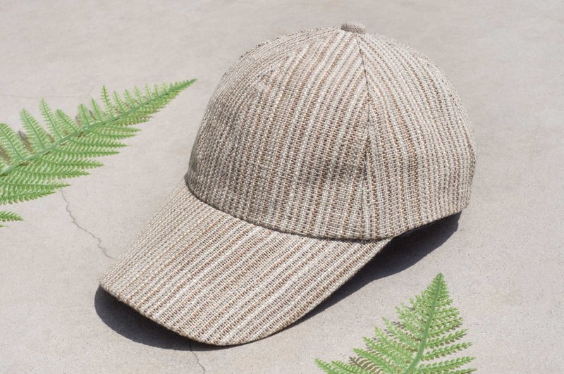 棉麻帽 鸭舌帽 编织帽 渔夫帽 遮阳帽 手工帽 运动帽-沙漠与绿洲 - 帽子 - 棉．麻 多色