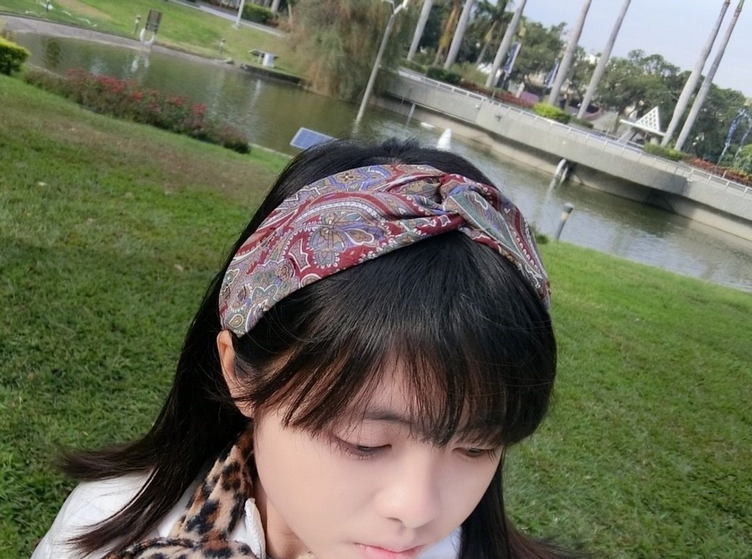 变形虫松紧带 交叉款发带 hairband *SK* - 发带/发箍 - 丝．绢 