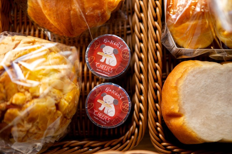 Cheer's 烘培坊 PET 胶带 - 纸胶带 - 塑料 红色