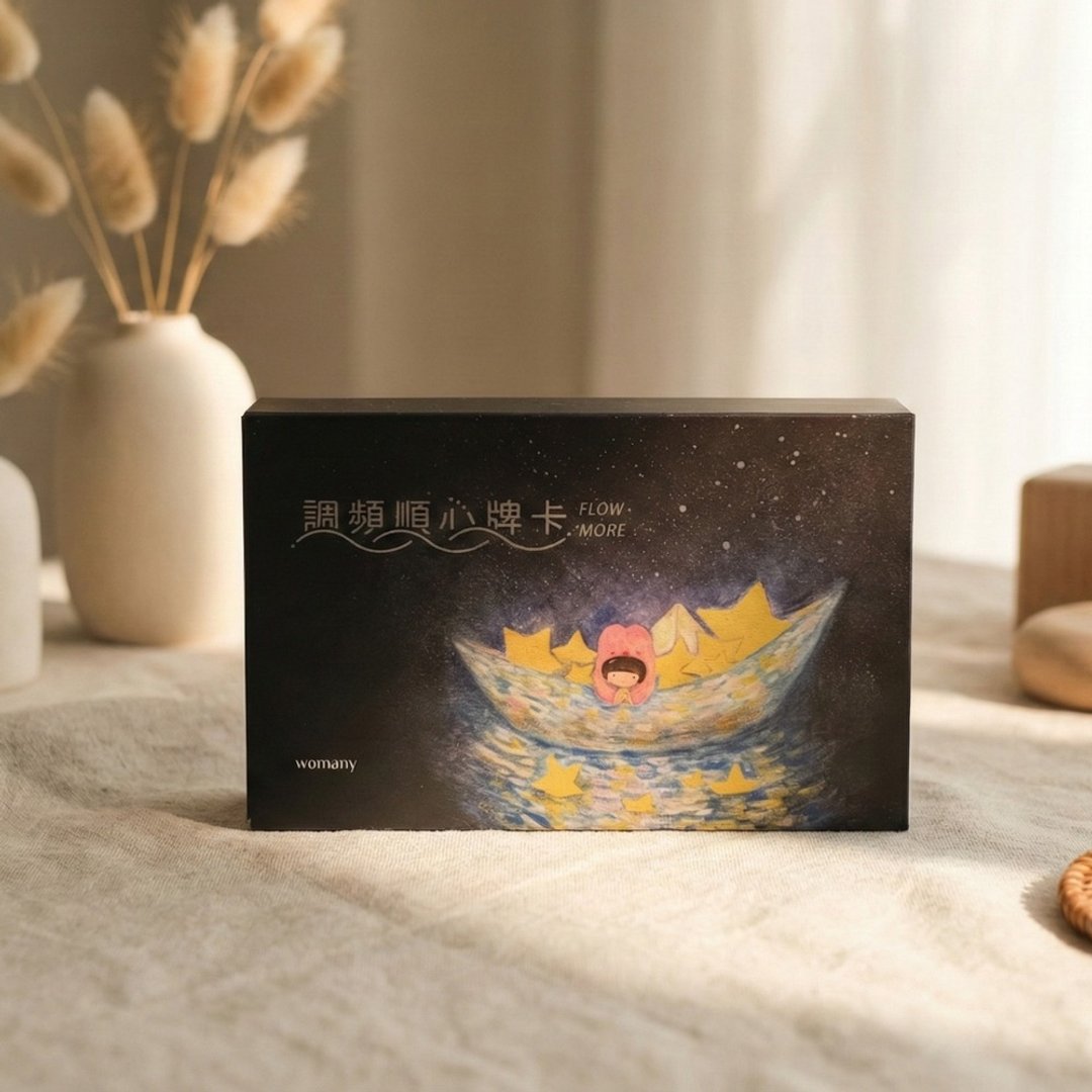 女人迷 Flow More 调频顺心牌卡 | 三分钟转念 引导正视心流 - 桌游/玩具 - 纸 蓝色