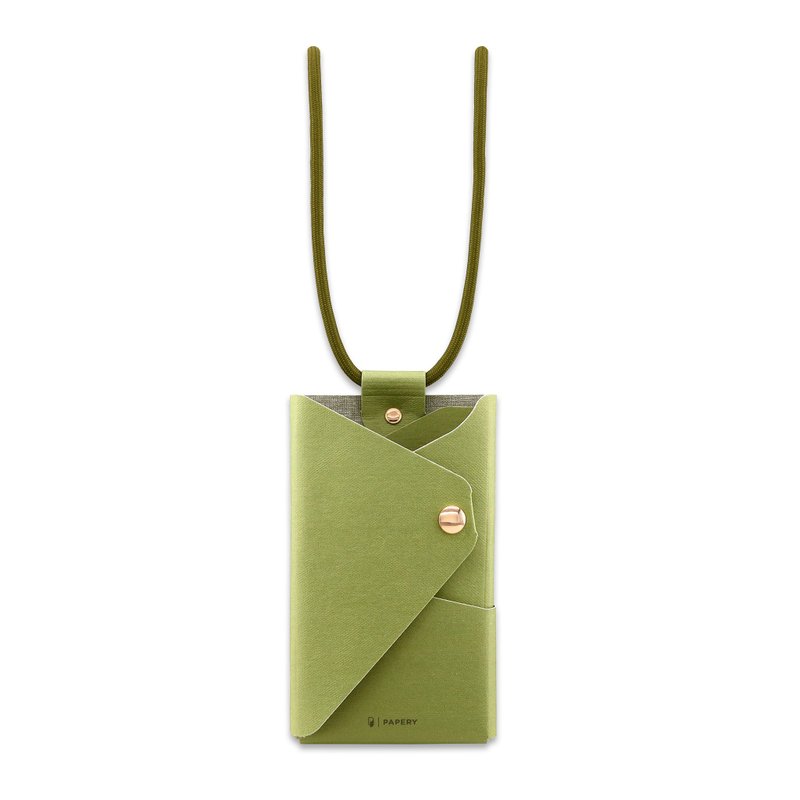 ionSleeve 银离子抗菌收纳夹-MOODTONE-COURAGEOUS-森绿-纯素皮革 - 侧背包/斜挎包 - 其他材质 绿色