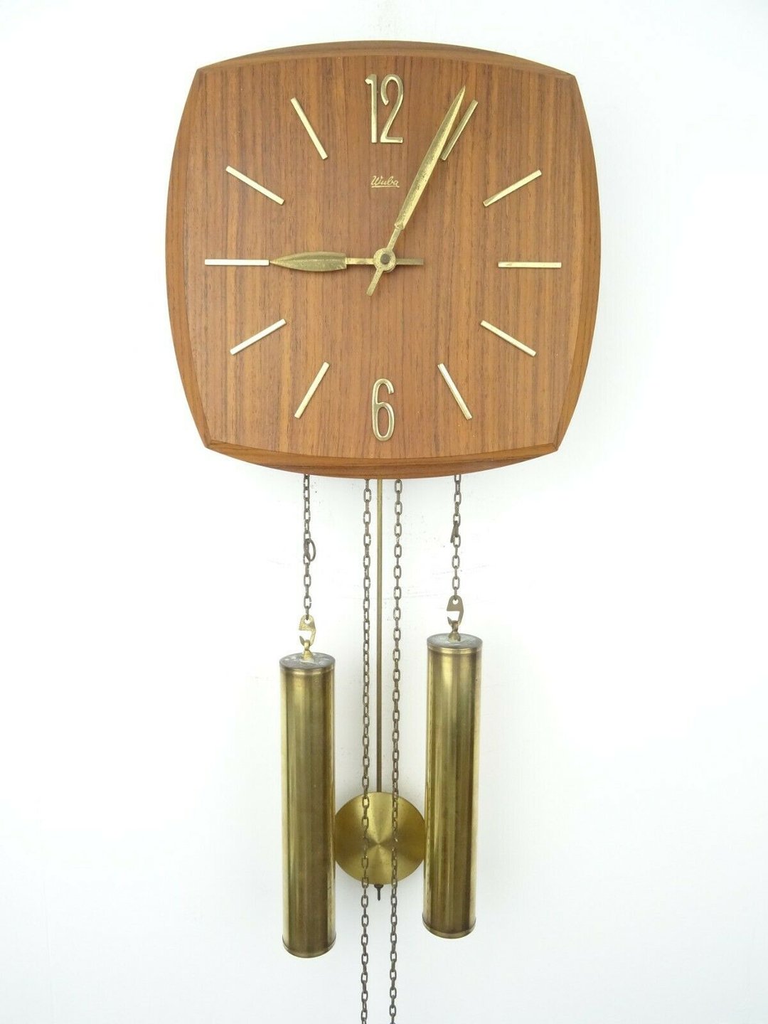Junghans German Vintage Antique Design Mid Century 8 day Retro Wall Clock - 时钟/闹钟 - 木头 咖啡色