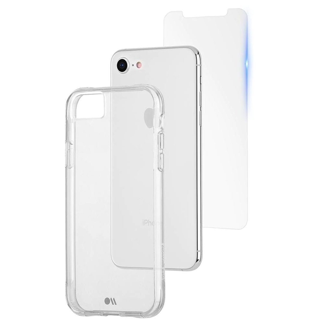 iPhone SE(第三/二代)强悍防摔手机保护壳-透明(赠原厂强化玻璃贴 - 手机壳/手机套 - 其他材质 